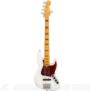 Fender American Ultra Jazz Bass V, Maple, Arctic Pearl 【アクセサリープレゼント】(ご予約受付中)