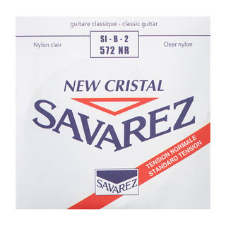 SAVAREZ572NR NEW CRISTAL Normal tension クラシックギター弦 2弦 バラ弦