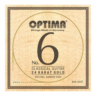 OPTIMA NO6.GCHT No.6 24K Gold High Carbon クラシックギター弦
