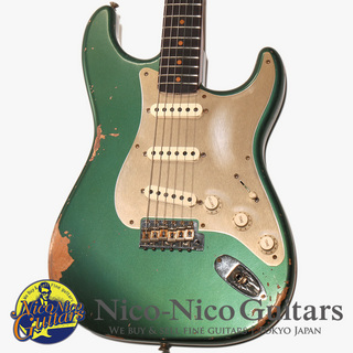 Fender Custom Shop 2022 Limited 1959 Stratocaster Heavy Relic Roasted Neck (Aged Sherwood Green Metallic)