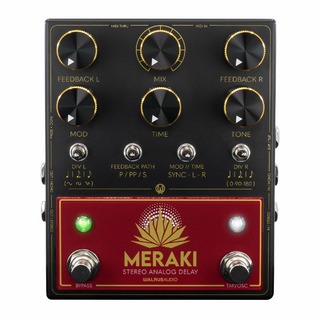 WALRUS AUDIOMERAKI Stereo Analog Dual Delay WAL-MERAKI ディレイ【WEBSHOP】