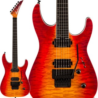 Jackson Pro Plus Series Dinky DKAQ (Firestorm/Ebony)