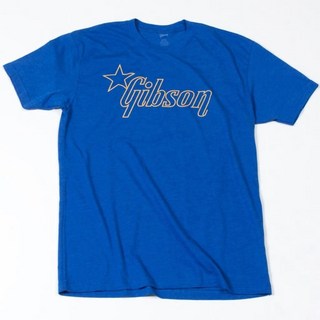 Gibson Star Logo T-Shirt (Blue) / Size: Small [GA-STRMSM]