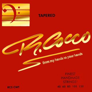 R.CoccoRC5CWTS 45-130T Tapered Stainless Long Scale 5弦ベース弦 リチャードココ【梅田店】