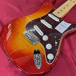 Fender Hybrid II Stratocaster/Flame Sunset Orange Transparent【奈良店】