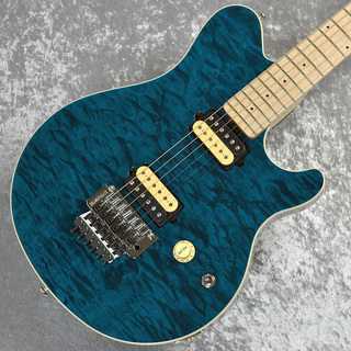 MUSIC MAN AXIS M TRANS BLUE QUILT MATCHING HEAD【現物画像】