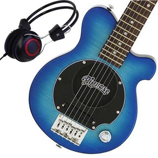 Pignose PGG-200FM SBL See-through Blue + ヘッドフォンセット ミニギター アンプ内蔵 生産完了モデル【WEBSHOP】