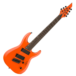 Jacksonジャクソン Pro Plus Series DINKY Modern HT7 MS Satin Orange Crush 7弦エレキギター
