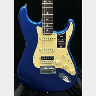 Fender American Ultra Stratocaster HSS-Cobra Blue/Rosewood-【US23056544】【3.81kg】