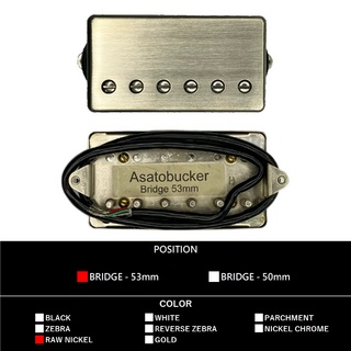 Suhr Asatobucker Bridge 53mm (Raw Nickel)