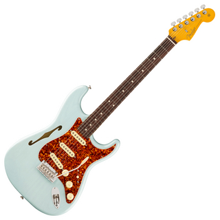 Fenderフェンダー Limited Edition American Professional II Stratocaster Thinline Daphne Blue エレキギター