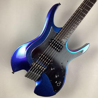 ヘッドレス　エレキギター 青系マーブル模様 24フレット ヘッドレス エレキギター 青系マーブル模様 24フレット ヘッド