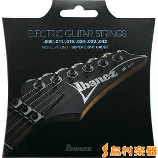 IbanezIEGS6 エレキギター弦 スーパーライトゲージ 009-042