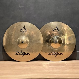 Zildjian A Custom HiHat 14 pair [NAZLC14HHT/14HHBM][1070g/1200g]【中古品】