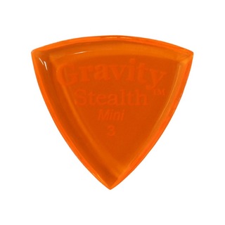 Gravity Guitar PicksStealth -Mini- GSSM3P 3.0mm Orange ピック