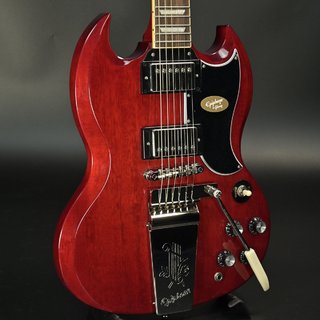 Epiphone Inspired by Gibson SG Standard 60s Maestro Vibrola Vintage Cherry 【名古屋栄店】