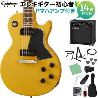 Epiphone Les Paul Special TV Yellow エレキギター 初心者14点セット ヤマハアンプ付き レスポールスペシャル