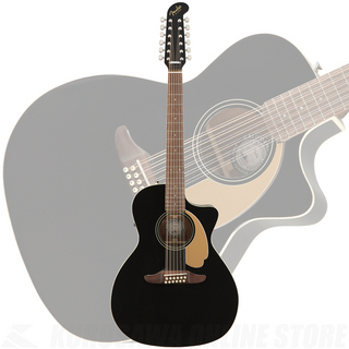Fender AcousticsVillager 12-String, Walnut Fingerboard, Black V3《12弦ギター》【アクセサリープレゼント】【送料無料】