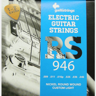 Galli Strings RS946 Nickel Wound Custom Light For Electric Guitar .009-.046【心斎橋店】