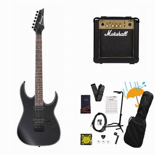 Ibanez RG421EX Black Flat (BKF) Marshall MG10アンプ付属エレキギター初心者セットR【WEBSHOP】