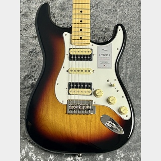 Fender ～2024Collection～ Made in Japan Hybrid II ST HSH/Maple -3-Color Sunburst- #JD24012891【3.58kg】 