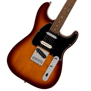Squier by Fender Paranormal Custom Nashville Stratocaster Laurel Fingerboard Black Pickguard Chocolate 2-Color Sunbur