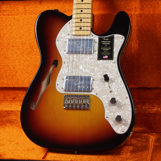 Fender American Vintage II 1972 Telecaster Thinline Maple Fingerboard ~3-Color Sunburst~