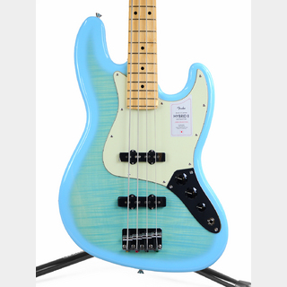 Fender 2024 Collection Made in Japan Hybrid II Jazz Bass Flame (Celeste Blue)