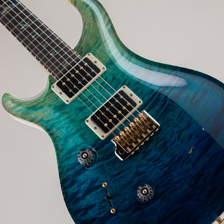 Paul Reed Smith(PRS) Wood Library Custom 24 Lefty 10Top Quilt Custom Color(Blue Fade Top/White Back)