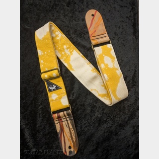 Mother Mary "Yellow Bleached" Guitar Strap 【Made In USA】【ハンドメイド】【ストラップ】【ベース館在庫品】