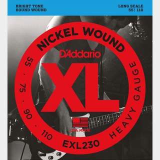 D'Addario EXL230 Heavy 55-110 Long Scale ベース弦【心斎橋店】