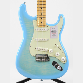 Fender 2024 Collection Made in Japan Hybrid II Stratocaster Flame (Celeste Blue)