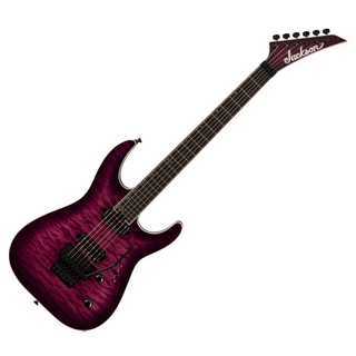 Jacksonジャクソン Pro Plus Series Dinky DKAQ Transparent Purple Burst エレキギター