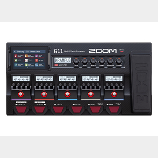ZOOMG11 Multi-Effects Processor for Guitarists 【マルチエフェクター】