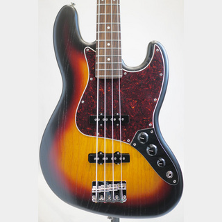Fender Made in Japan Limited Jazz Bass, Raw Ash / 3 Color Sunburst