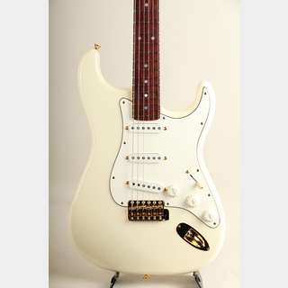 K.Nyui Custom Guitars KNST Vintage White Matching Head / Gold Hardware 2024