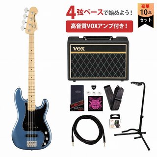 Fender American Performer Precision Bass Maple Fingerboard Satin Lake Placid Blue フェンダーVOXアンプ付属エ