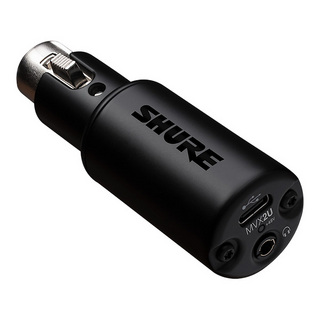 ShureMVX2U【ヘッドホン出力付きXLR-USB変換アダプター】