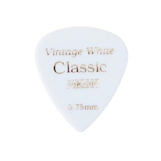 PICKBOYGP-03/075 Vintage Classic White 0.75mm ギターピック×50枚