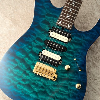 T's Guitars DST-Pro 24 Quilt w/Reverse Head -Blue Burst-【Master Grade Quilt Maple Top】