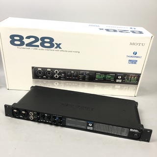 MOTU 828x Thunderbolt USB audio interface with effects and mixing