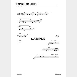 楽譜Yardbird Suite