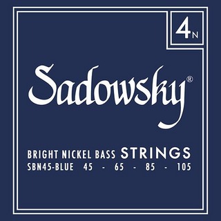 SadowskySBN45 Blue Label Bass String Set, Nickel - 4-String, 045-105