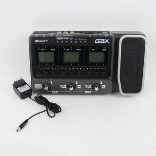 ZOOM 【中古】 マルチエフェクター ズーム ZOOM G3X エクスプレッションペダル付き