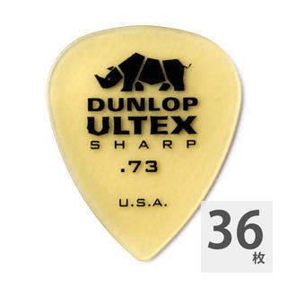 Jim Dunlop433R ULTEX SHARP 0.73 ピック×36枚セット