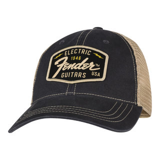 Fender Transition Logo Patch Hat Black/Stone One Size ベースボールキャップ