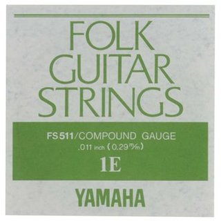 YAMAHAFolk Guitar String Silver Compound FS511 Compound .011 1E バラ弦 ヤマハ【名古屋栄店】