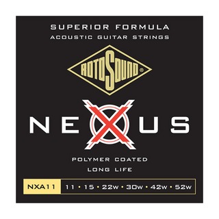 ROTOSOUNDNXA11 Nexus Acoustic Light 11-52 アコースティックギター弦×6セット