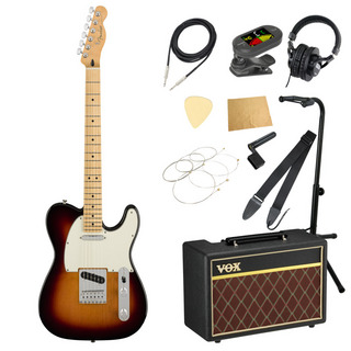 Fender フェンダー Player Telecaster MN 3TS エレキギター VOXアンプ付き 入門11点 初心者セット