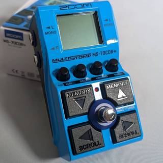 ZOOM MS-70CDR+ MultiStomp ストンプボックス 空間系エフェクター【次回以降入荷分ご予約受付中】